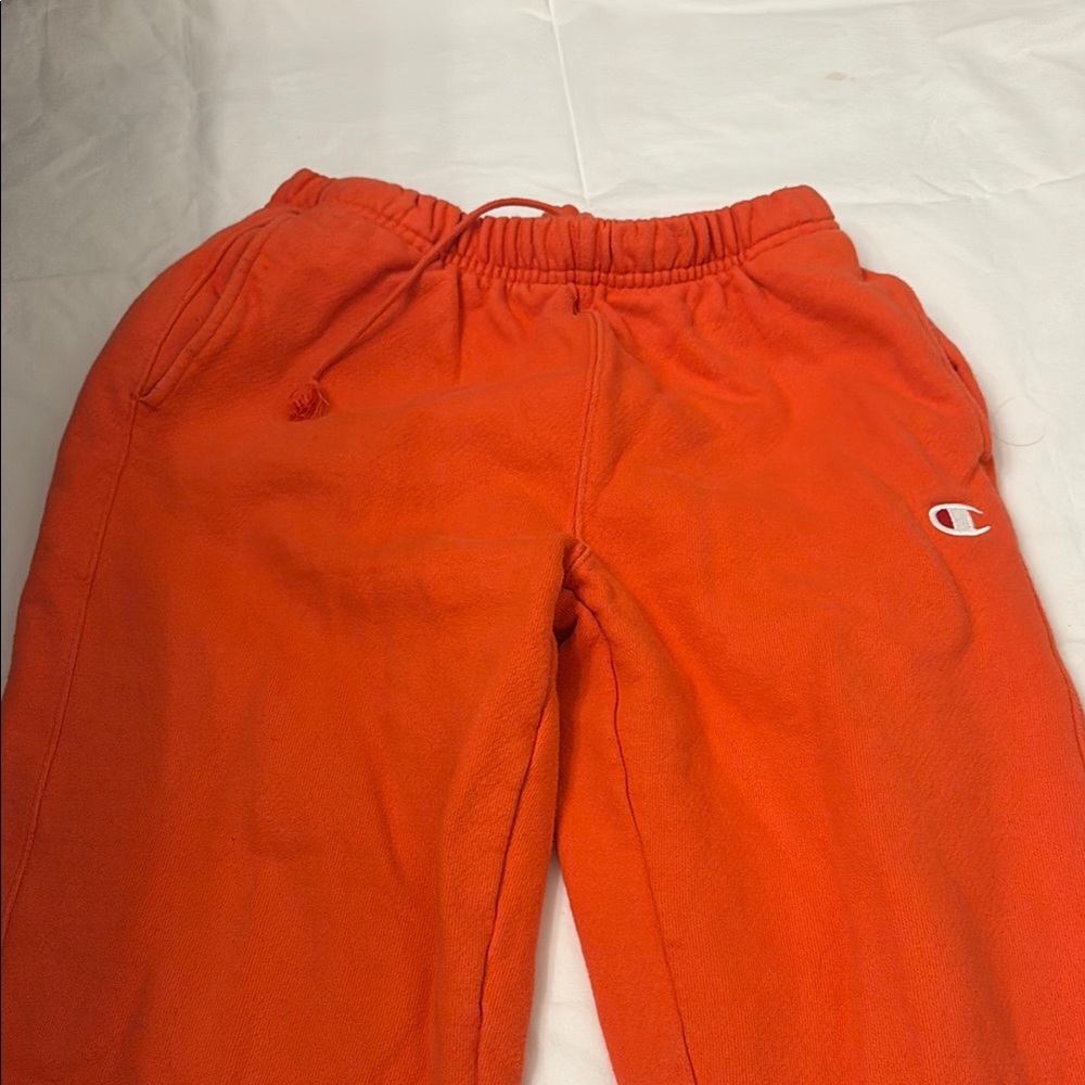 Champion orange sweats